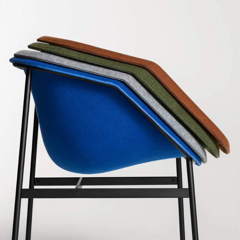 The Past Life Chair from Blu Dot felt seat color options. all-groups