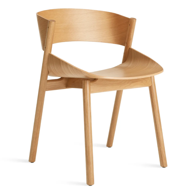The Port Chair from Blu Dot in white oak.