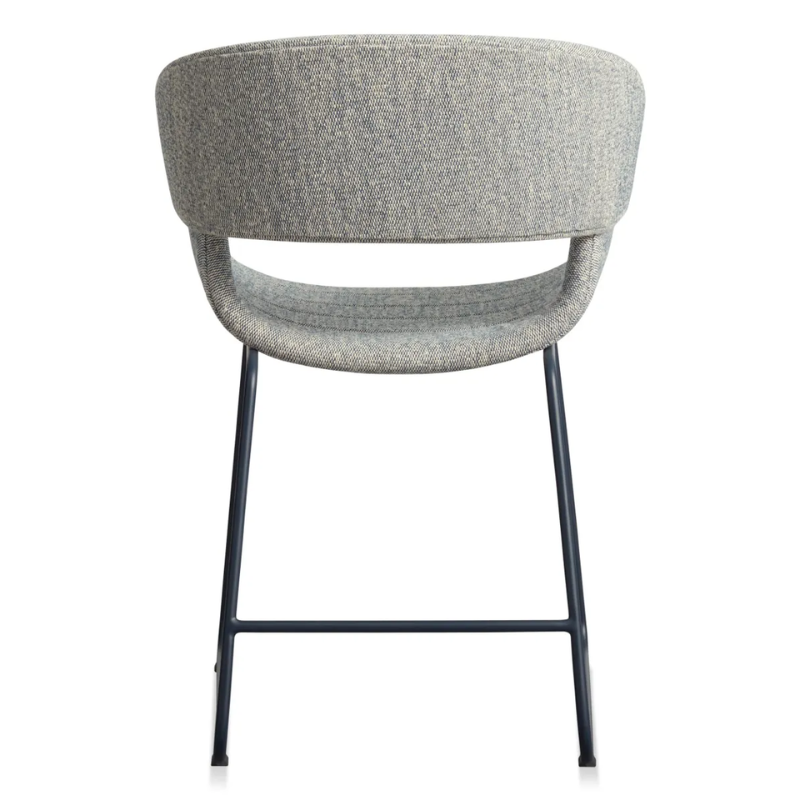 The Racer Chair from Blu Dot with Tait Marine upholstery from the back.