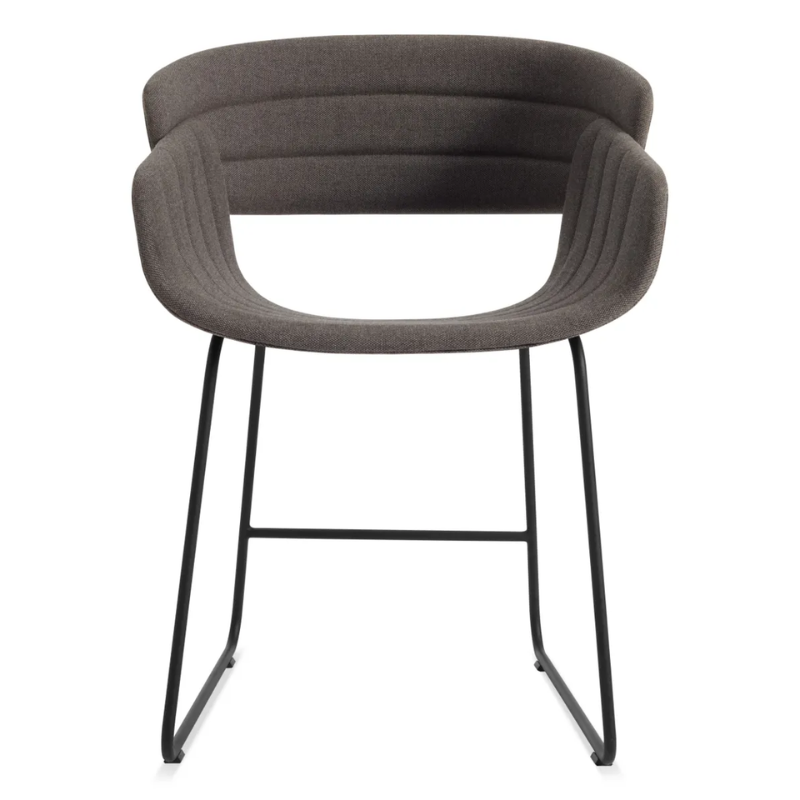 The Racer Chair from Blu Dot with Toohey Charcoal upholstery.