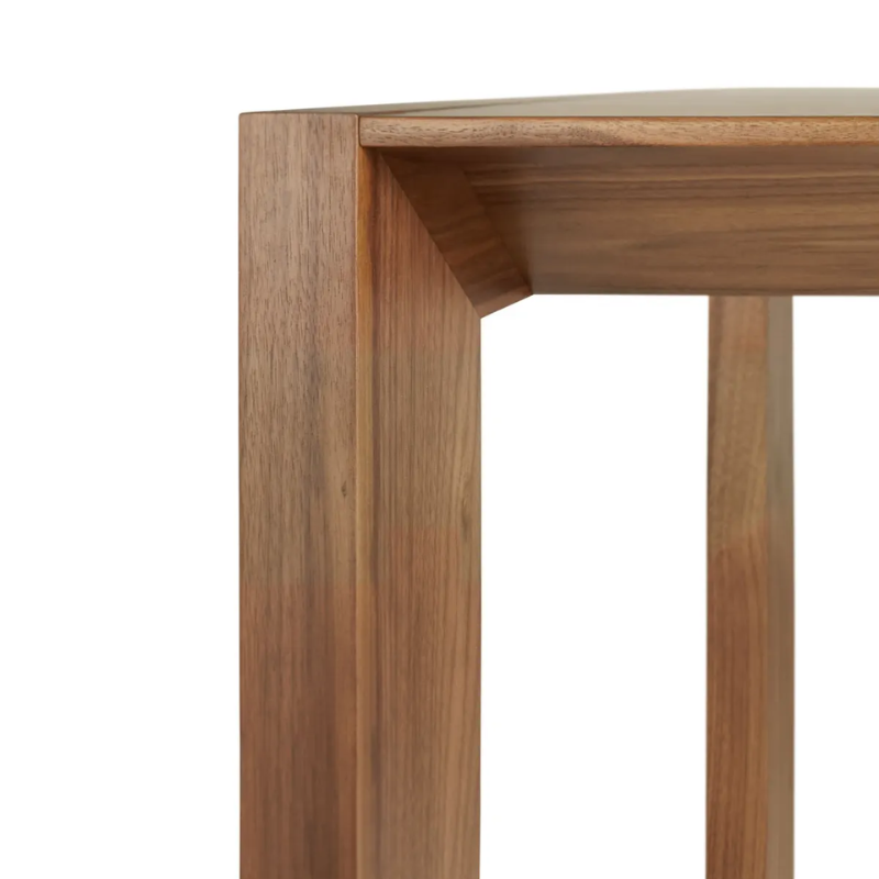 The 95 inch Second Best Wood Dining Table from Blu Dot close up.