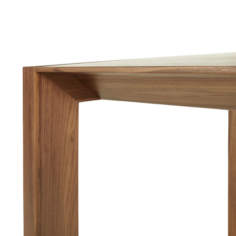 The 95 inch Second Best Wood Dining Table from Blu Dot in detail.
