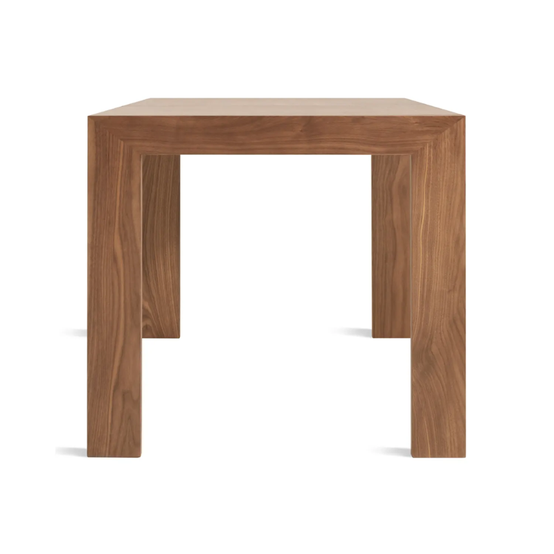 The Second Best Wood Extendable Dining Table from Blu Dot from the side.