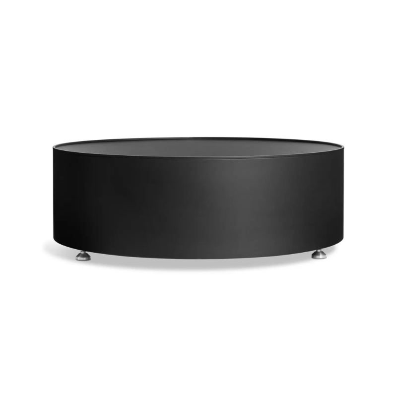 The Smokey Fire Pit from Blu Dot from the side.