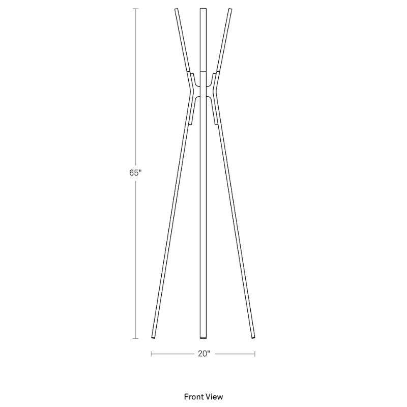 The Splash Coat Rack from Blu Dot dimensions. all-groups