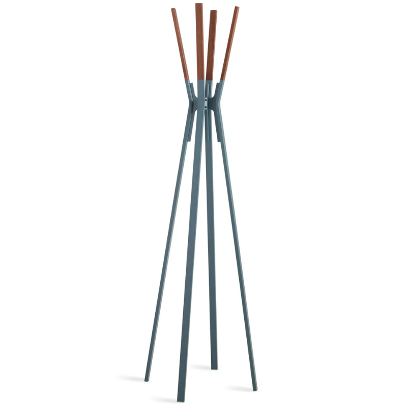 The Splash Coat Rack from Blu Dot in marine blue.
