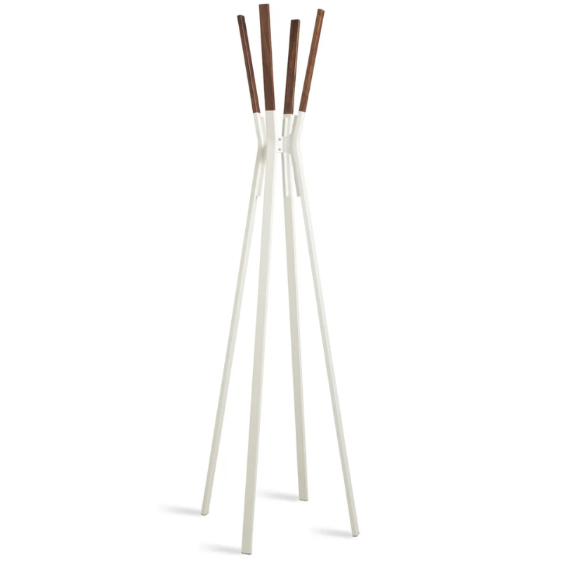 The Splash Coat Rack from Blu Dot in white.
