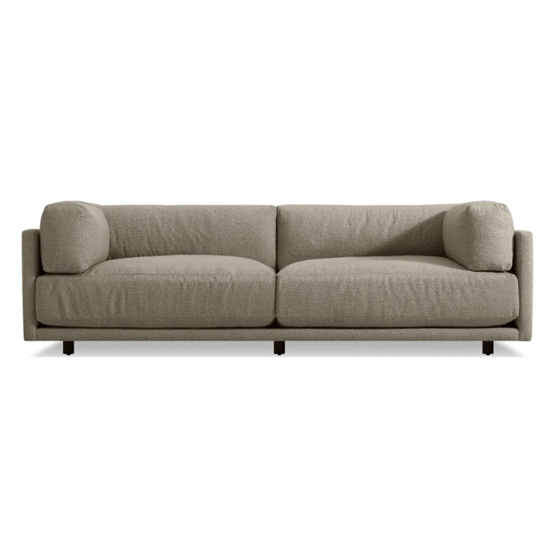 The Sunday 102 inch Sofa from Blu Dot in Sanford Black.