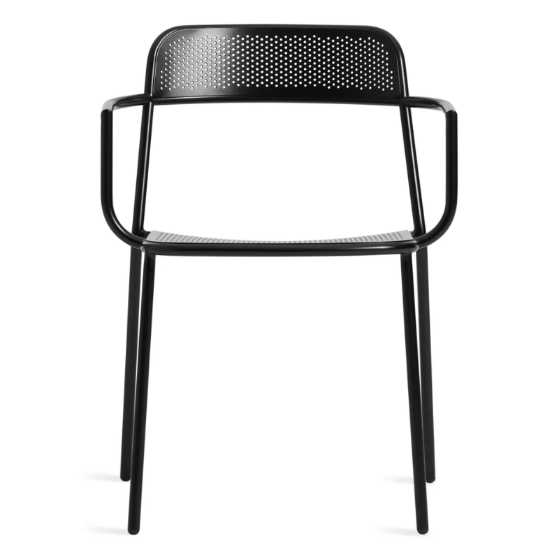The Trim Armchair from Blu Dot in black.
