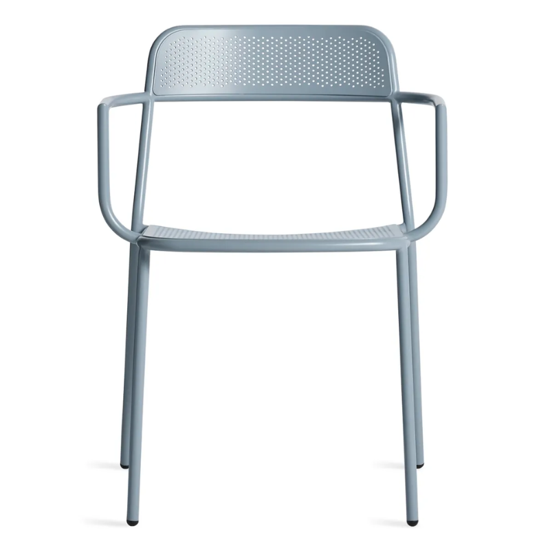The Trim Armchair from Blu Dot in grey blue.