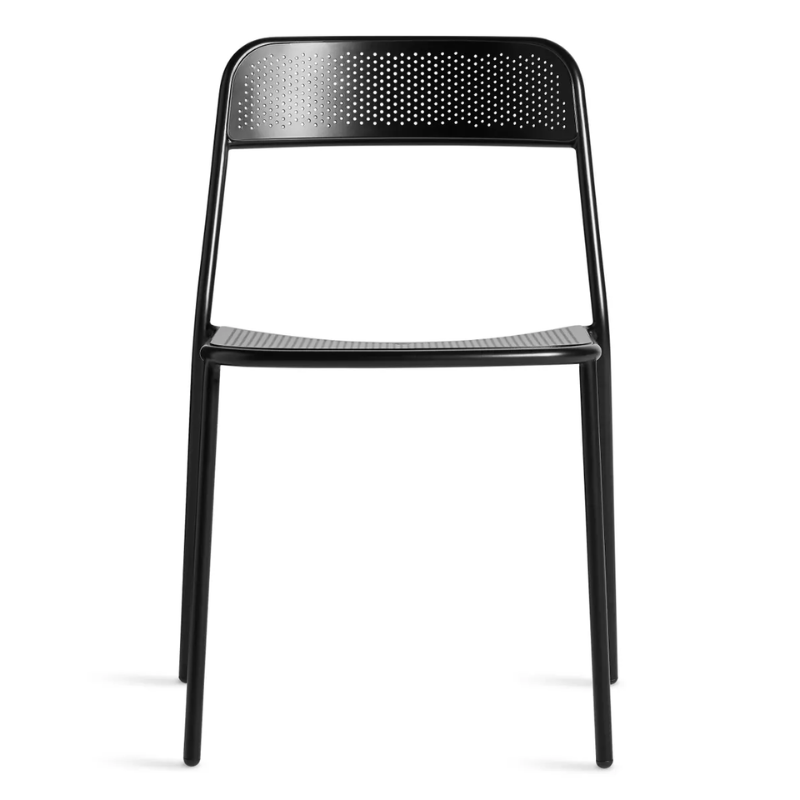 The Trim Chair from Blu Dot in black.