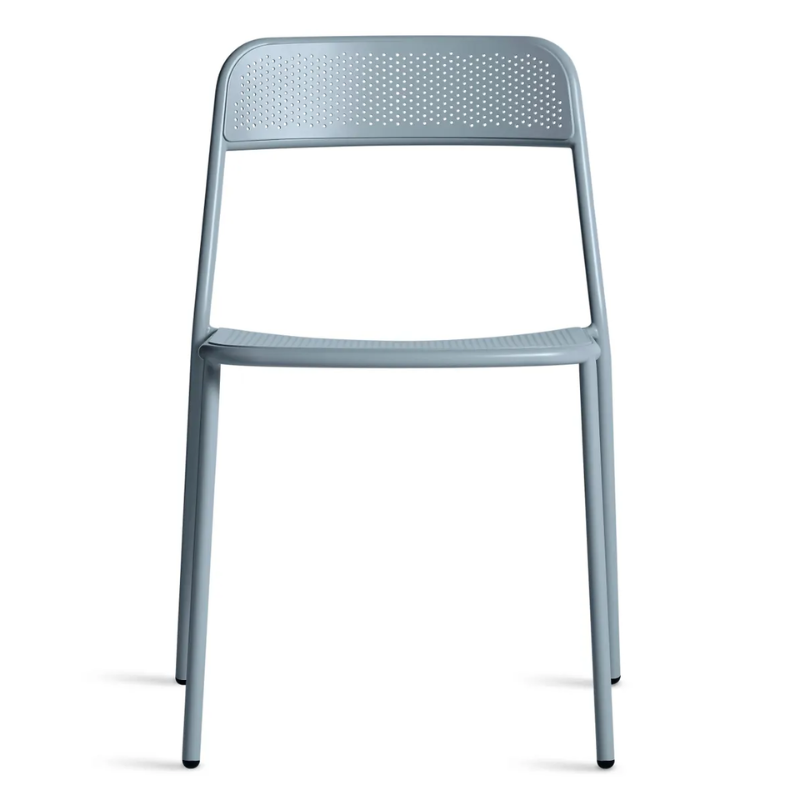 The Trim Chair from Blu Dot in grey blue.