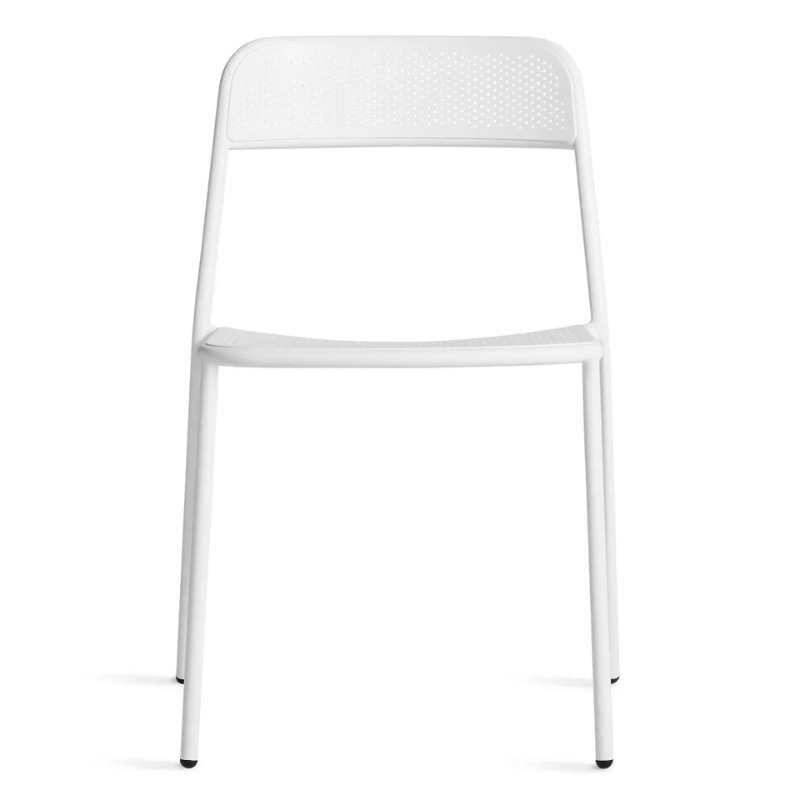 The Trim Chair from Blu Dot in white.