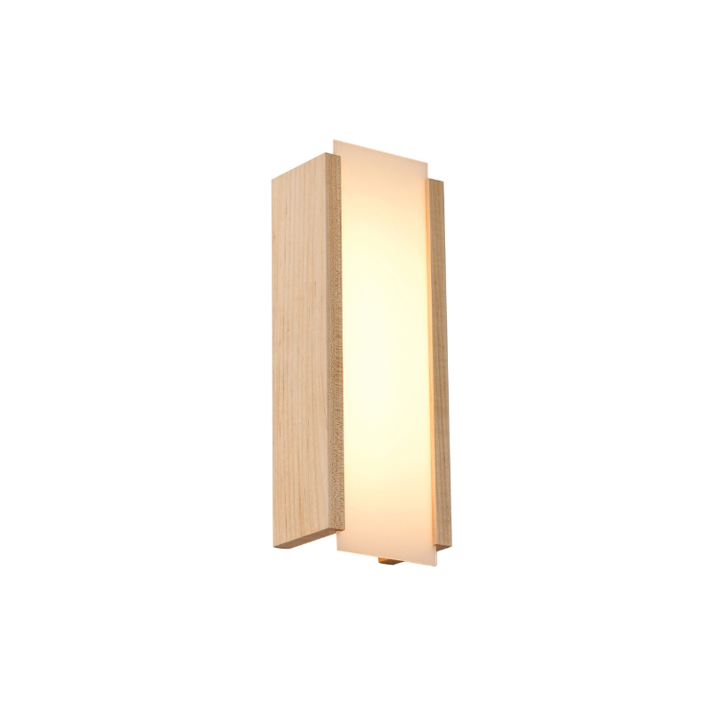 The Capio Sconce from Cerno in maple.