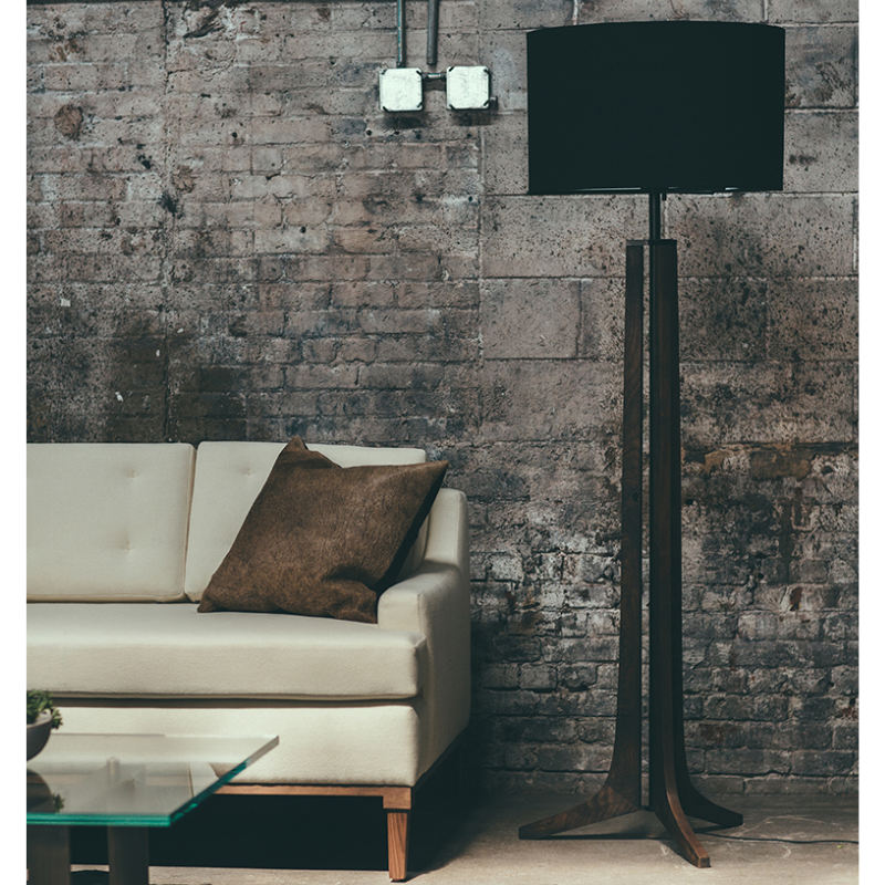 The Forma Floor Lamp from Cerno in a family area.
