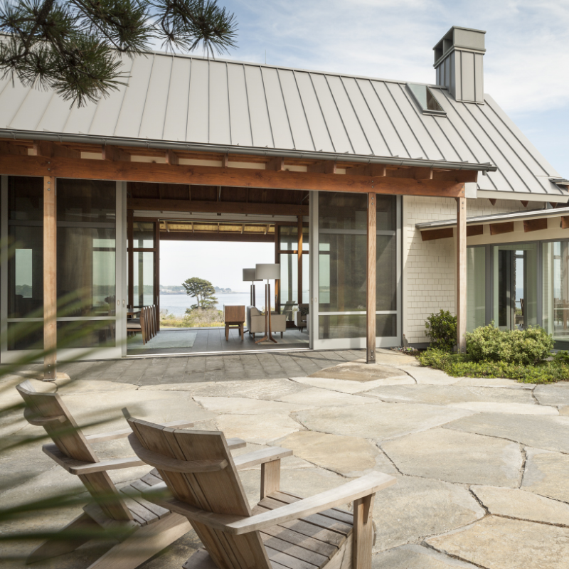 The Forma Floor Lamp from Cerno in a living room.