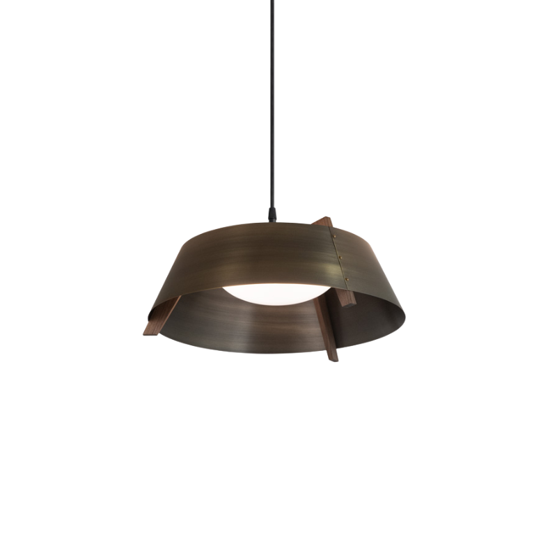 The Large Casia Pendant from Cerno with the walnut wood body.