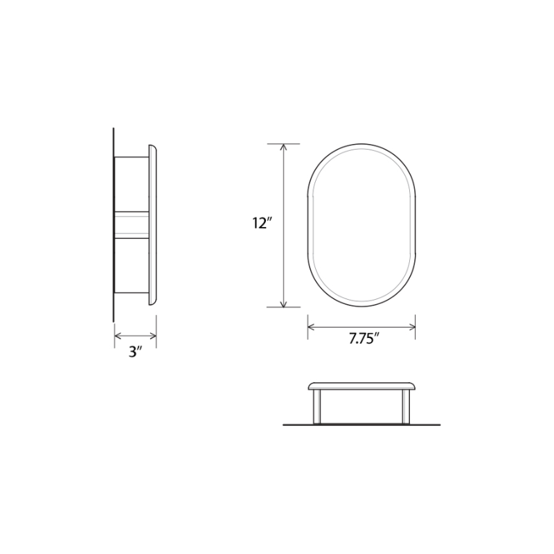 The Tempus Wall Sconce from Cerno dimensions. all-groups
