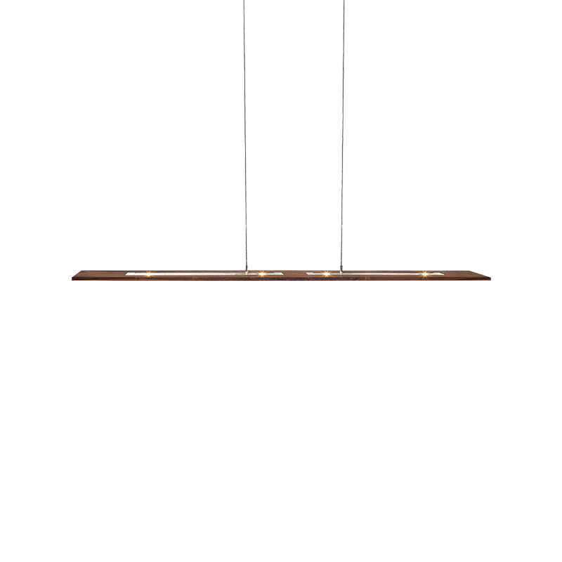 The Vix 82 Linear Pendant from Cerno from a high angle.