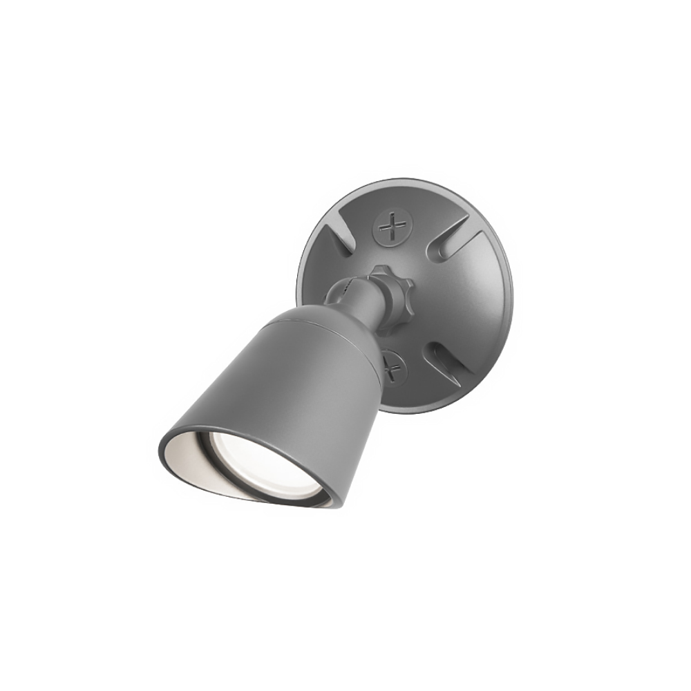 The Endurance Single Spot Wallpack Luminaire by WAC Lighting in Architectural Graphite.