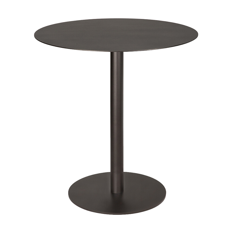 The Blend Dining Table from Ethnicraft in dark bronze.