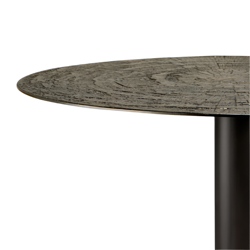 The Blend Dining Table from Ethnicraft tabletop in raw whisky.