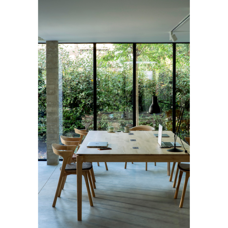 The Bok Cowork Desk from Ethnicraft in a business space.