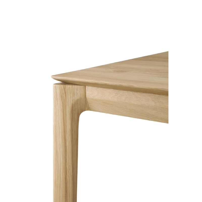 The Bok Desk from Ethnicraft showing the corner in detail. all-groups