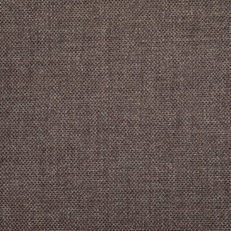 The Bok Upholstered Dining Chair from Ethnicraft in brown oak with warm brown fabric swatch.