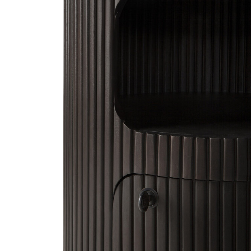 The Boomerang Drawer Unit from Ethnicraft with a close-up.