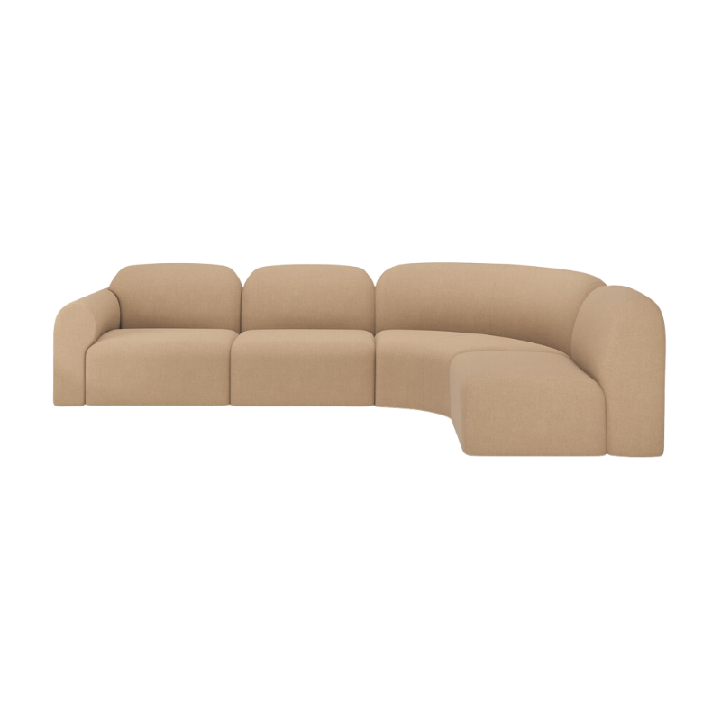 The Bulky Modular Corner Sofa Set Right from Ethnicraft.