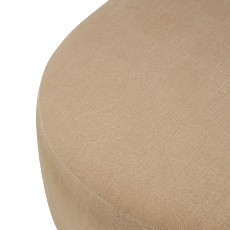 The Bulky Modular Semi-Circle Sofa Set from Ethnicraft with a close-up of the seat from the top angle. all-groups