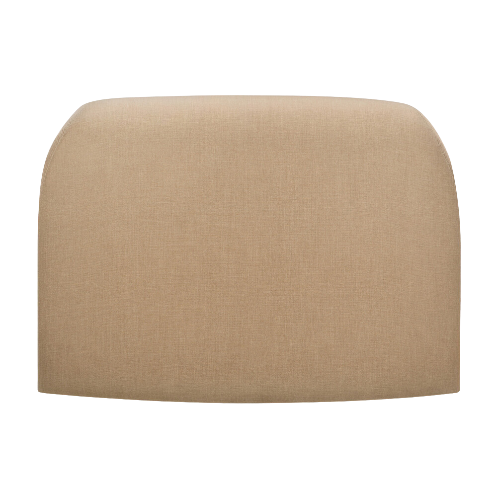 The Bulky Modular Sofa 45 Degrees Round Corner by Ethnicraft from the back.
