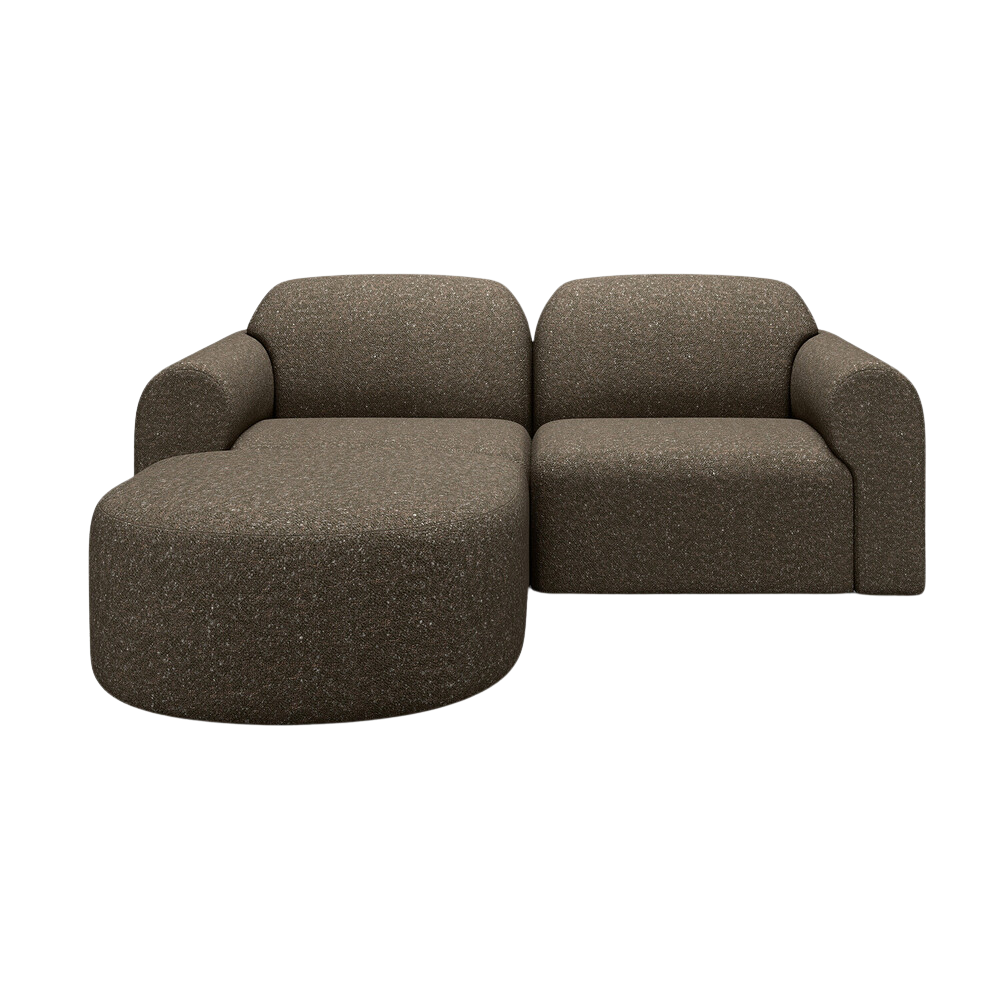 The Bulky Modular Sofa Set, Round 1-2 Left in Cedar from Ethnicraft.