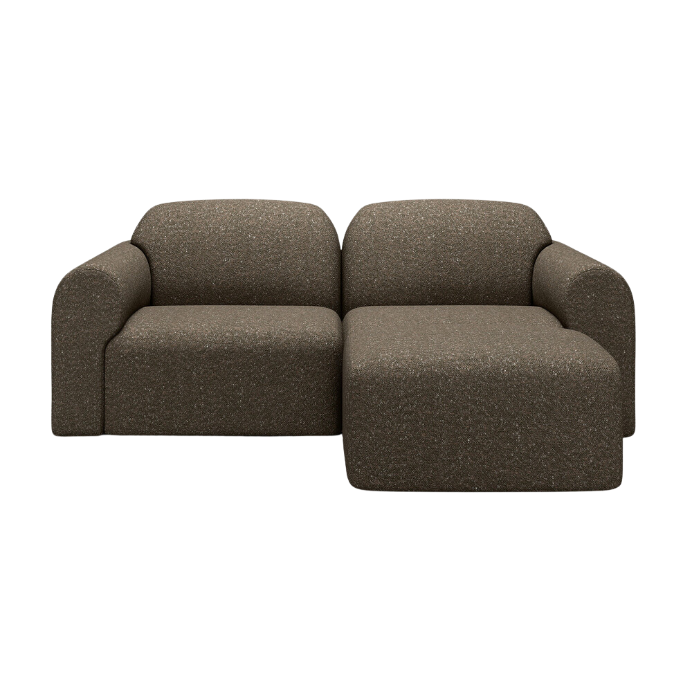 The Bulky Modular Sofa Set Square 1-2 Right Cedar from Ethnicraft.