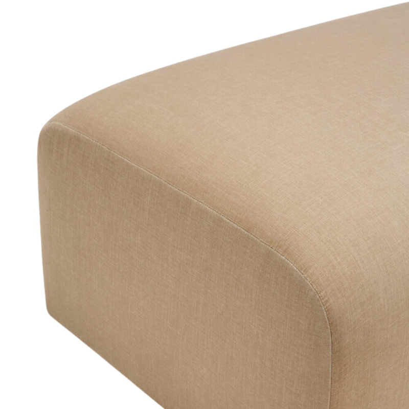 The Bulky Modular Standard Sofa Set from Ethnicraft with a close-up of the seat from the top angle.