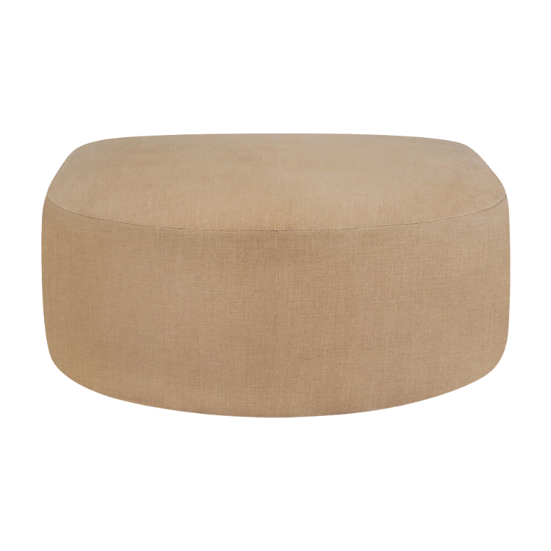 The Bulky Semi Circle Footstool from Ethnicraft.