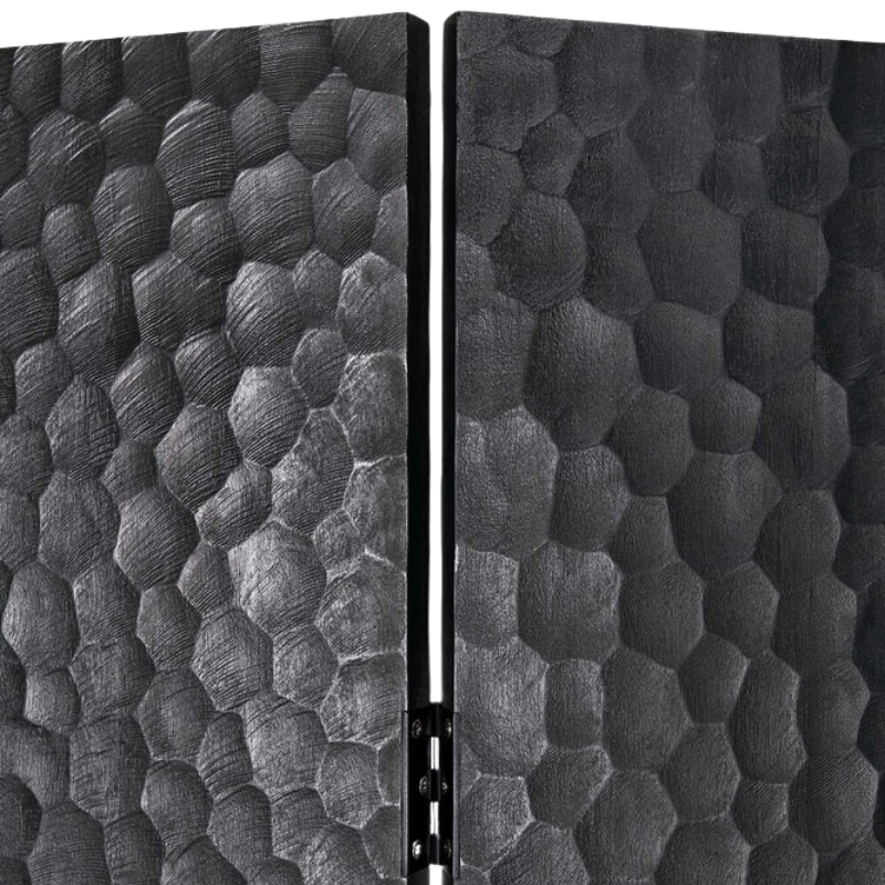 The Chopped Room Divider from Ethnicraft close up.