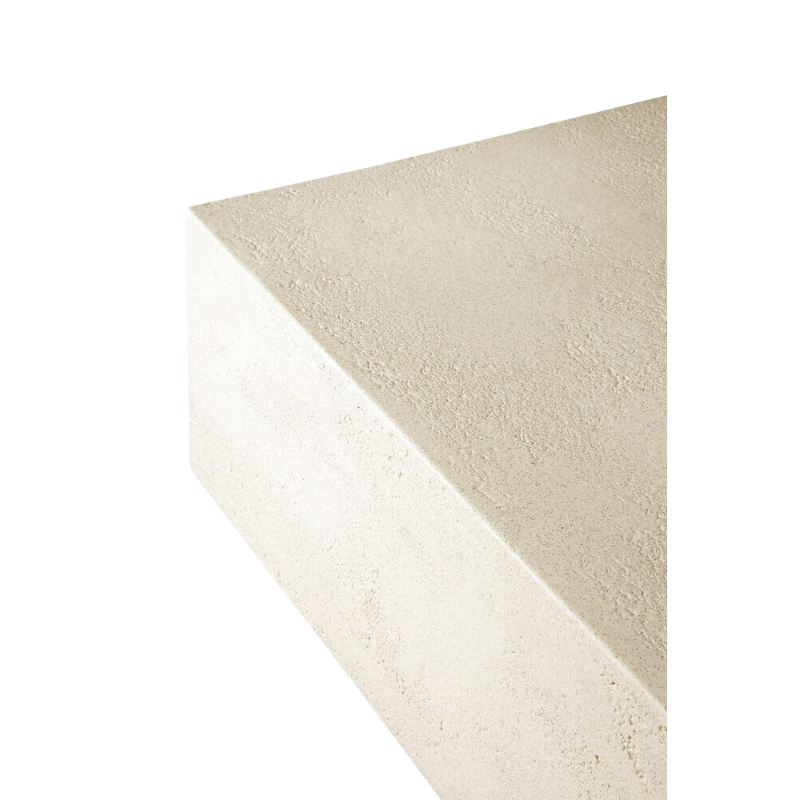 The Elements Rectangular Coffee Table from Ethnicraft in a close up.