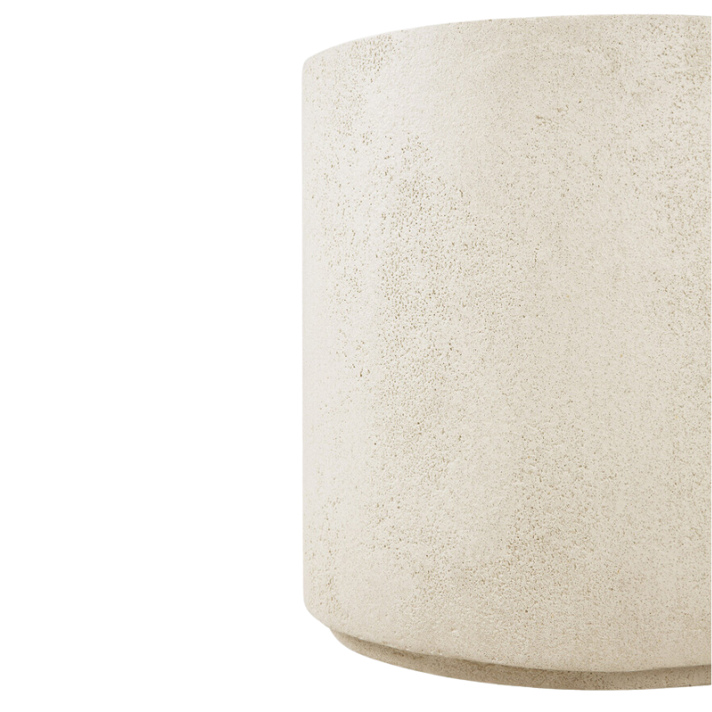 The Elements Side Table from Ethnicraft from the side.