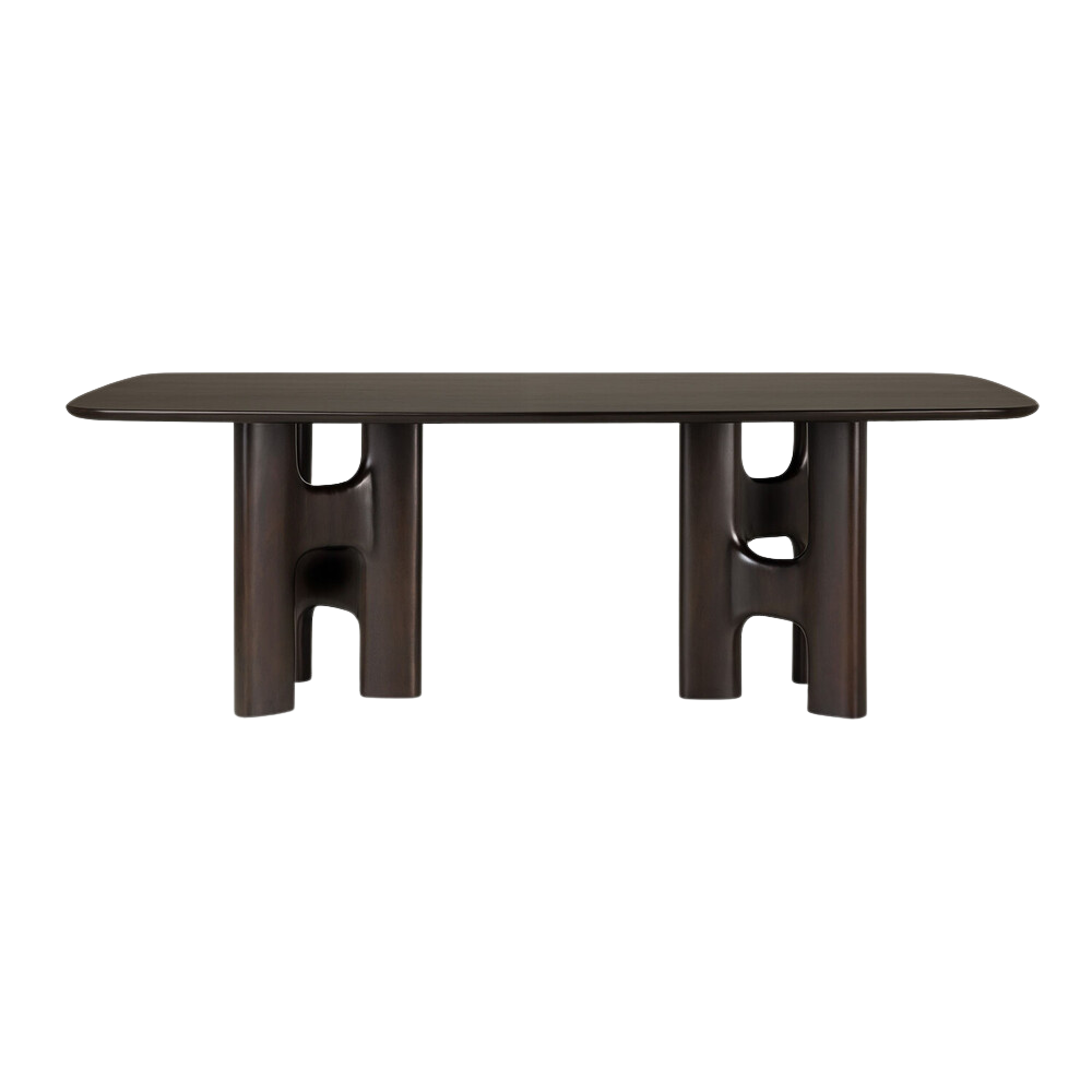 The 86.5 inch Flow Dining Table from Ethnicraft.