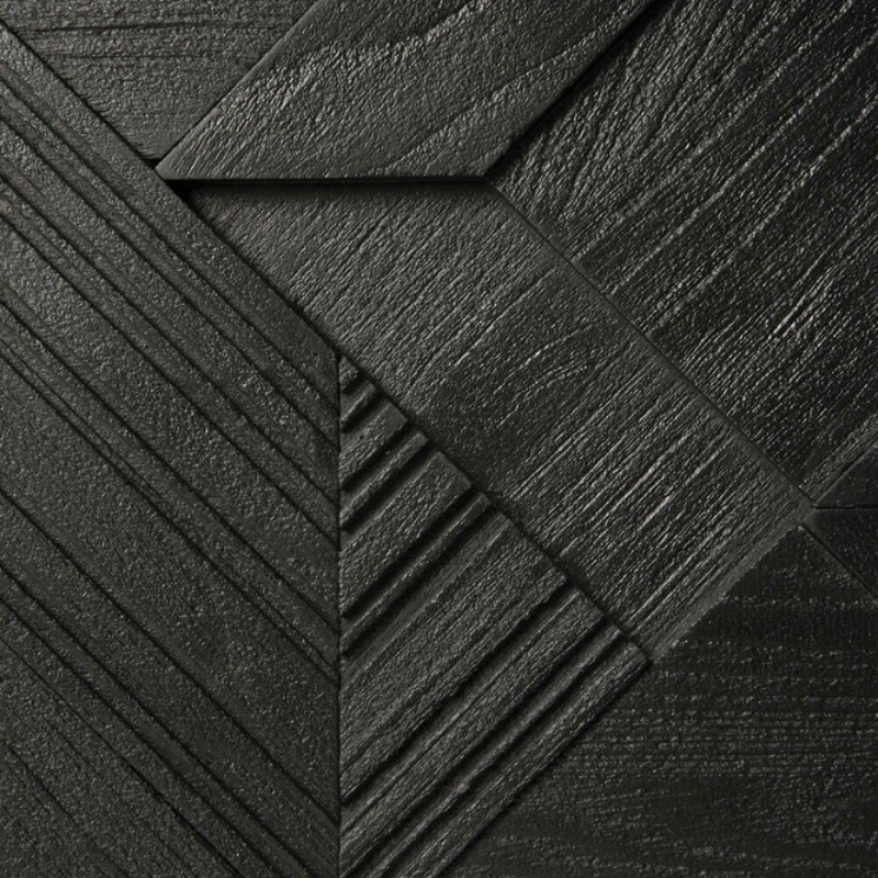 The Graphic Sideboard from Ethnicraft in detail.