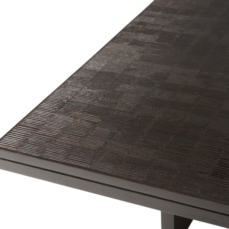 The Grooves Coffee Table by Ethnicraft, with the close-up. all-groups