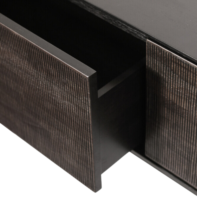 The Grooves TV Cupboard from Ethnicraft drawer.