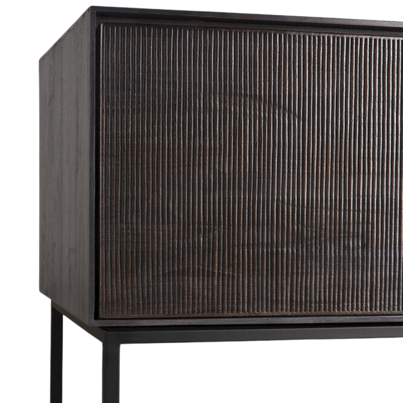 The Grooves TV Cupboard from Ethnicraft side.