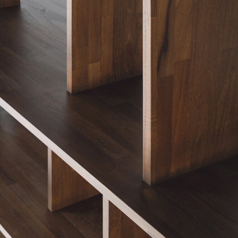 The Irregular Rack from Ethnicraft in 88 inch size shelving.