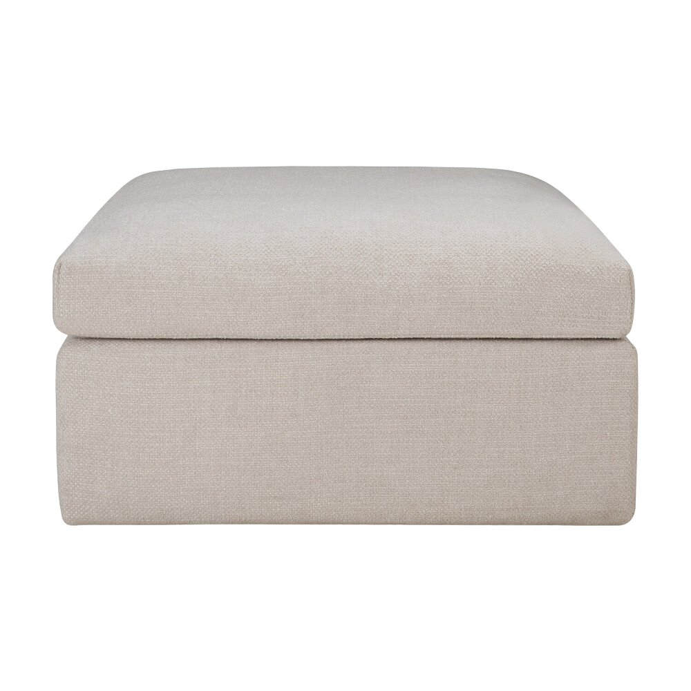 The Mellow Footstool Ivory from Ethnicraft.