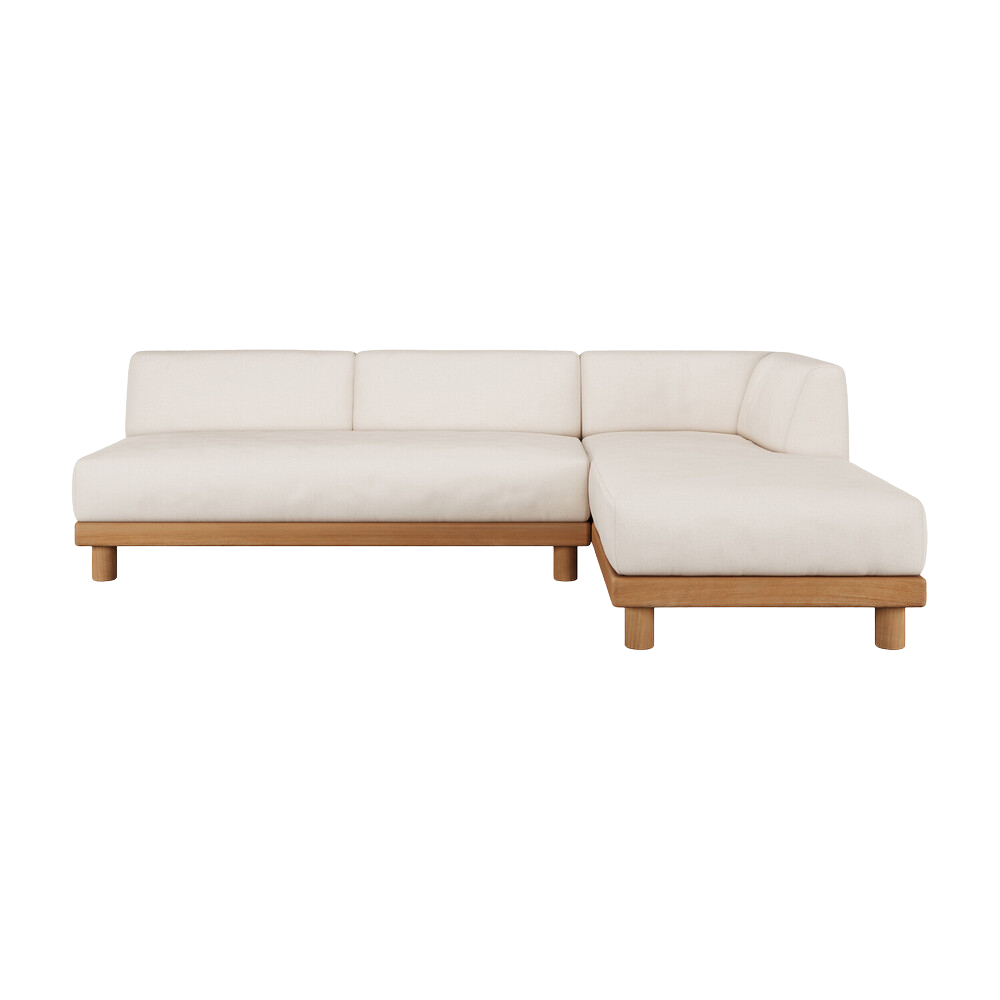 The Monocle Outdoor Modular Arm Sectional Right from Ethnicraft.