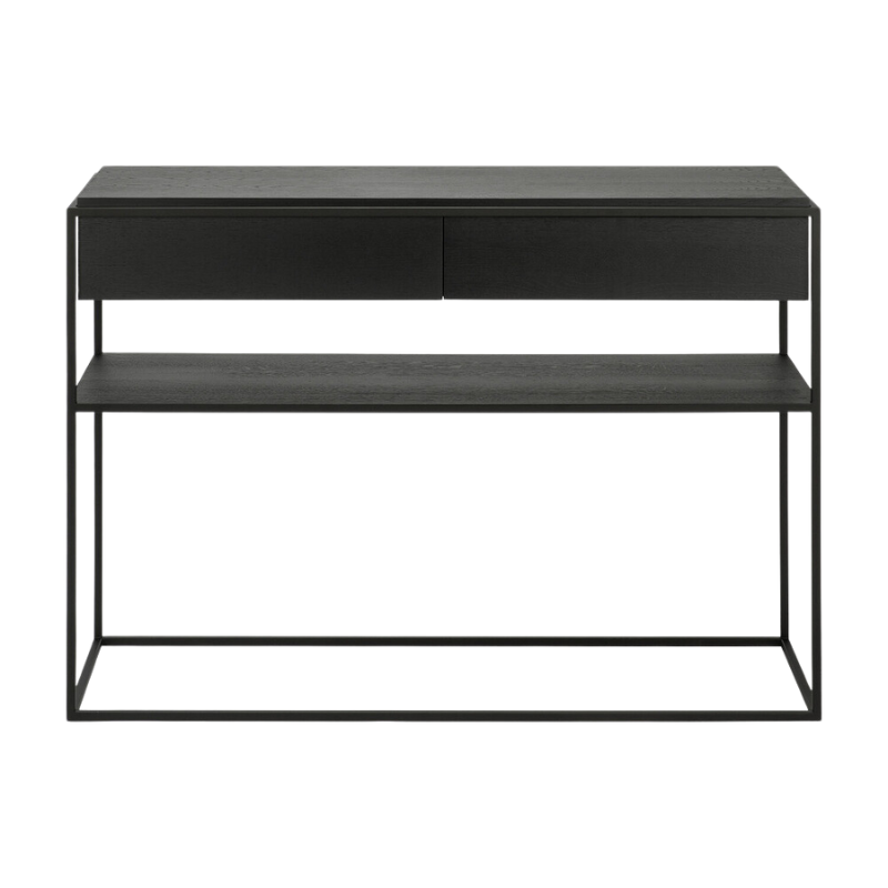 The Monolit Console from Ethnicraft in black oak.