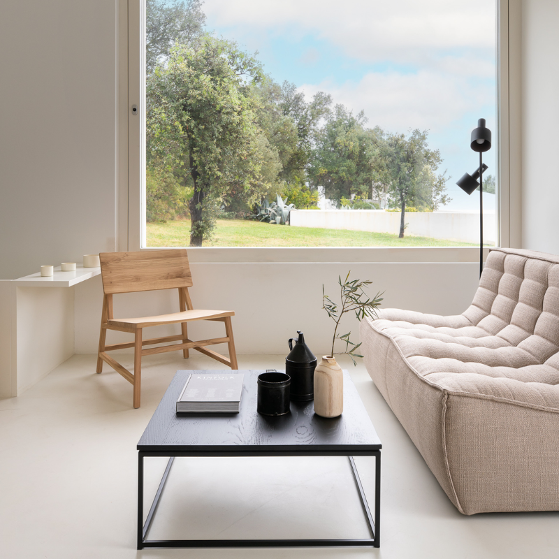 The N2 Lounge Chair from Ethnicraft in a living room.